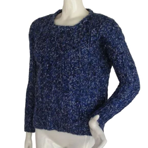 GAP Marled Sweater, Oversized XXS, Alpaca Blend, Chunky, Soft, Long sleeve - Picture 3 of 9
